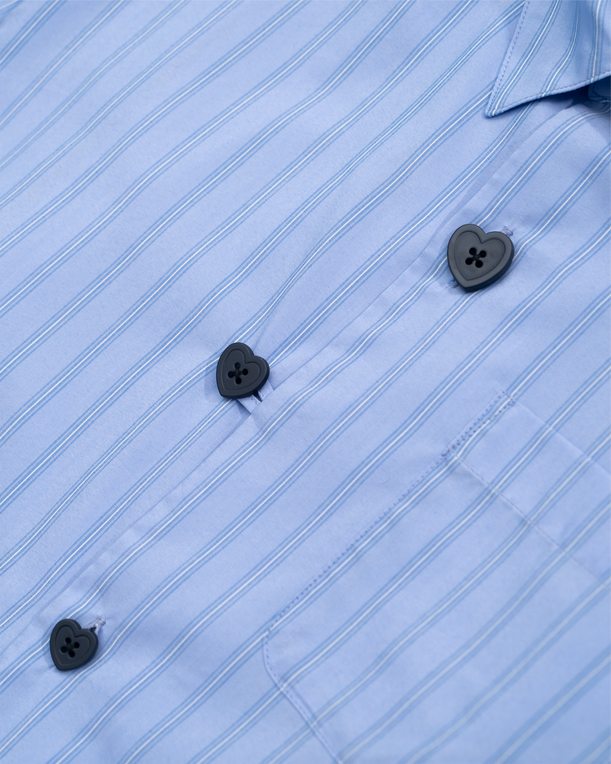FLOATING HEART SHIRT BLUE