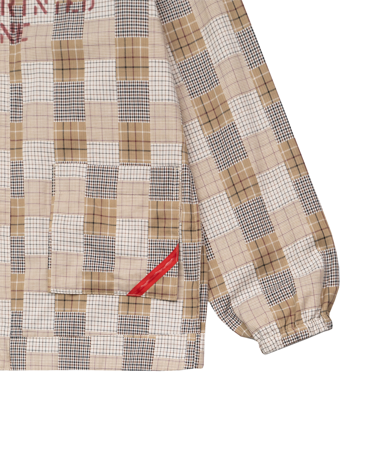 HAND-STENCILED NIGHTSHIRT BEIGE