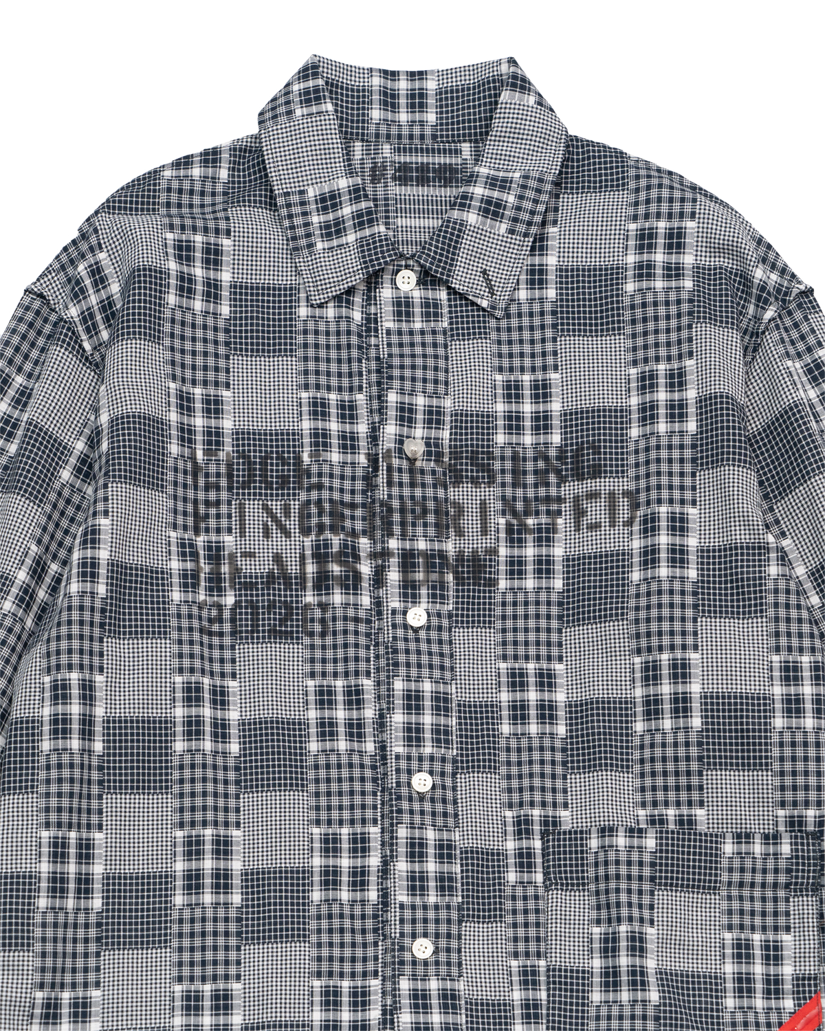 HAND-STENCILED NIGHTSHIRT BLACK