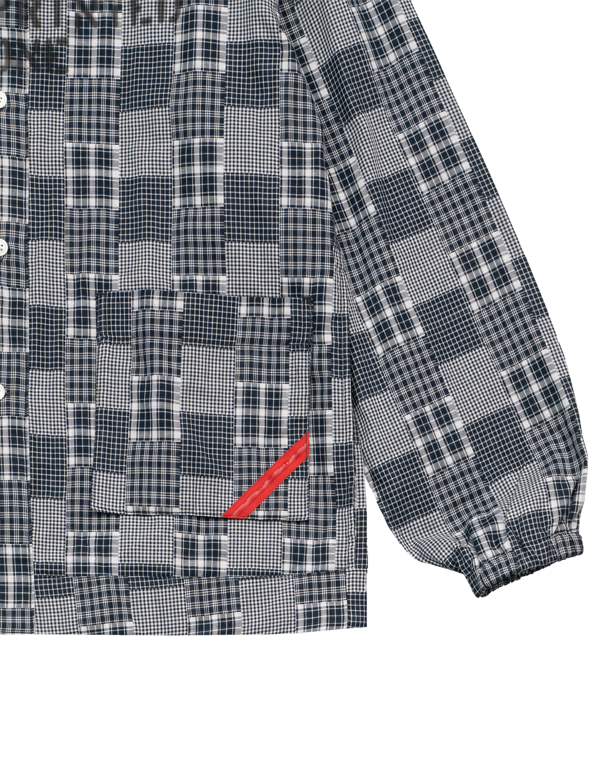 HAND-STENCILED NIGHTSHIRT BLACK