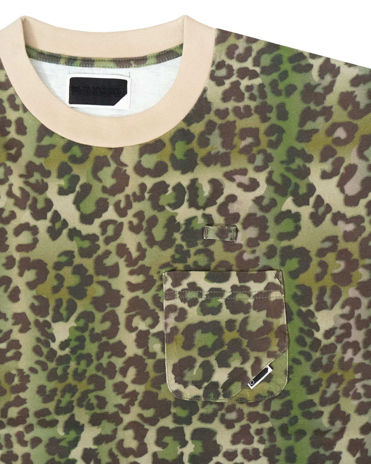 OPTICAL LOOP T-SHIRT LEOPARD
