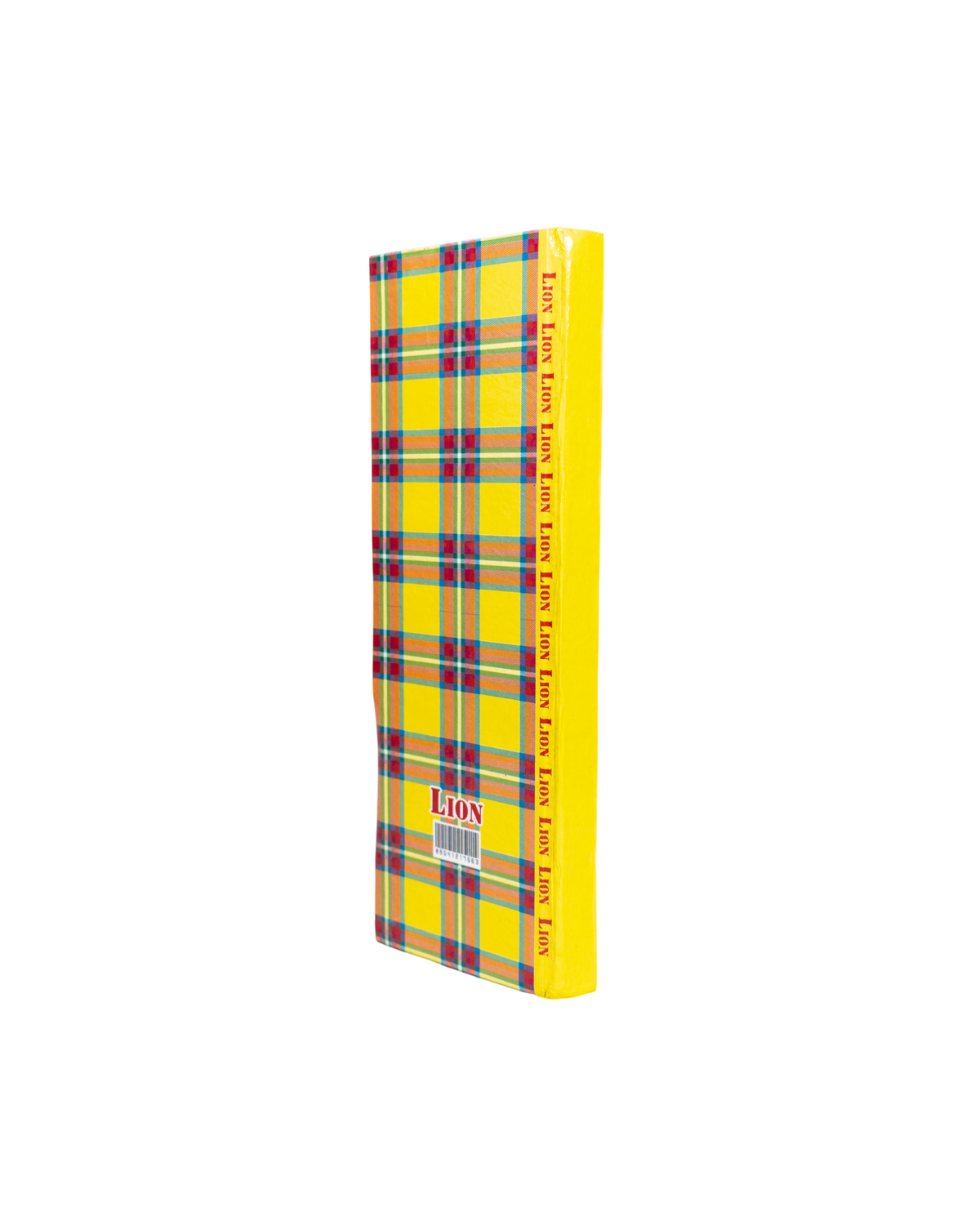 Notebook Yellow Plaid Pattern