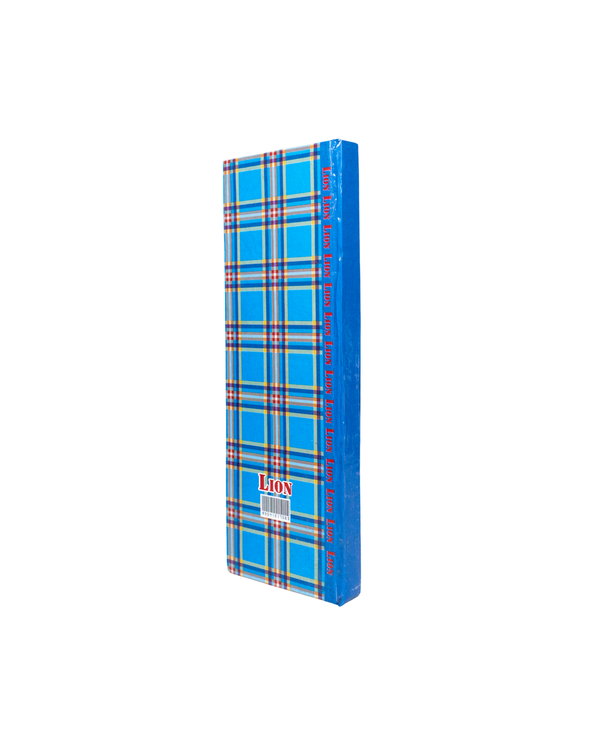 Notebook Blue Plaid Pattern