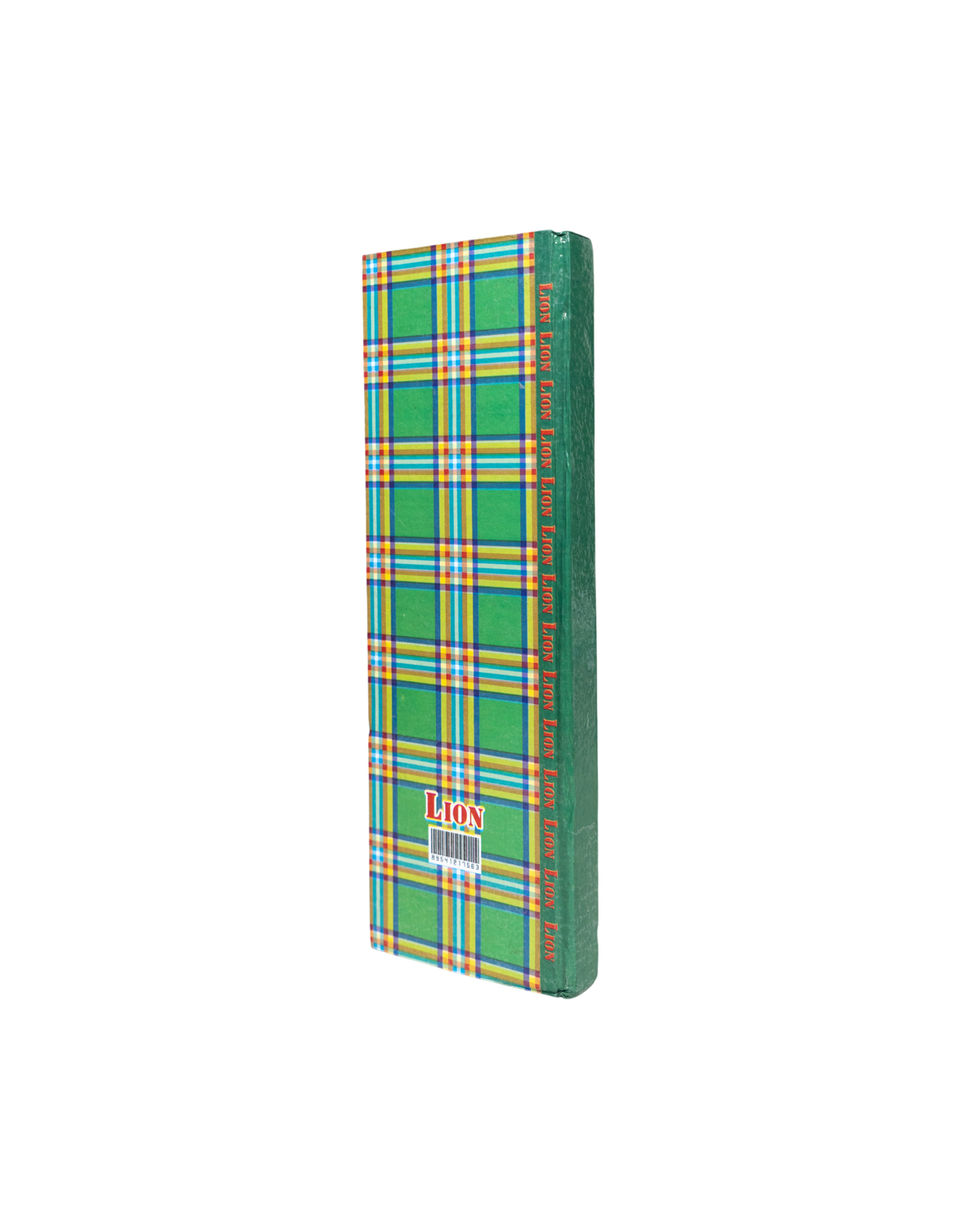 Notebook Green Plaid Pattern