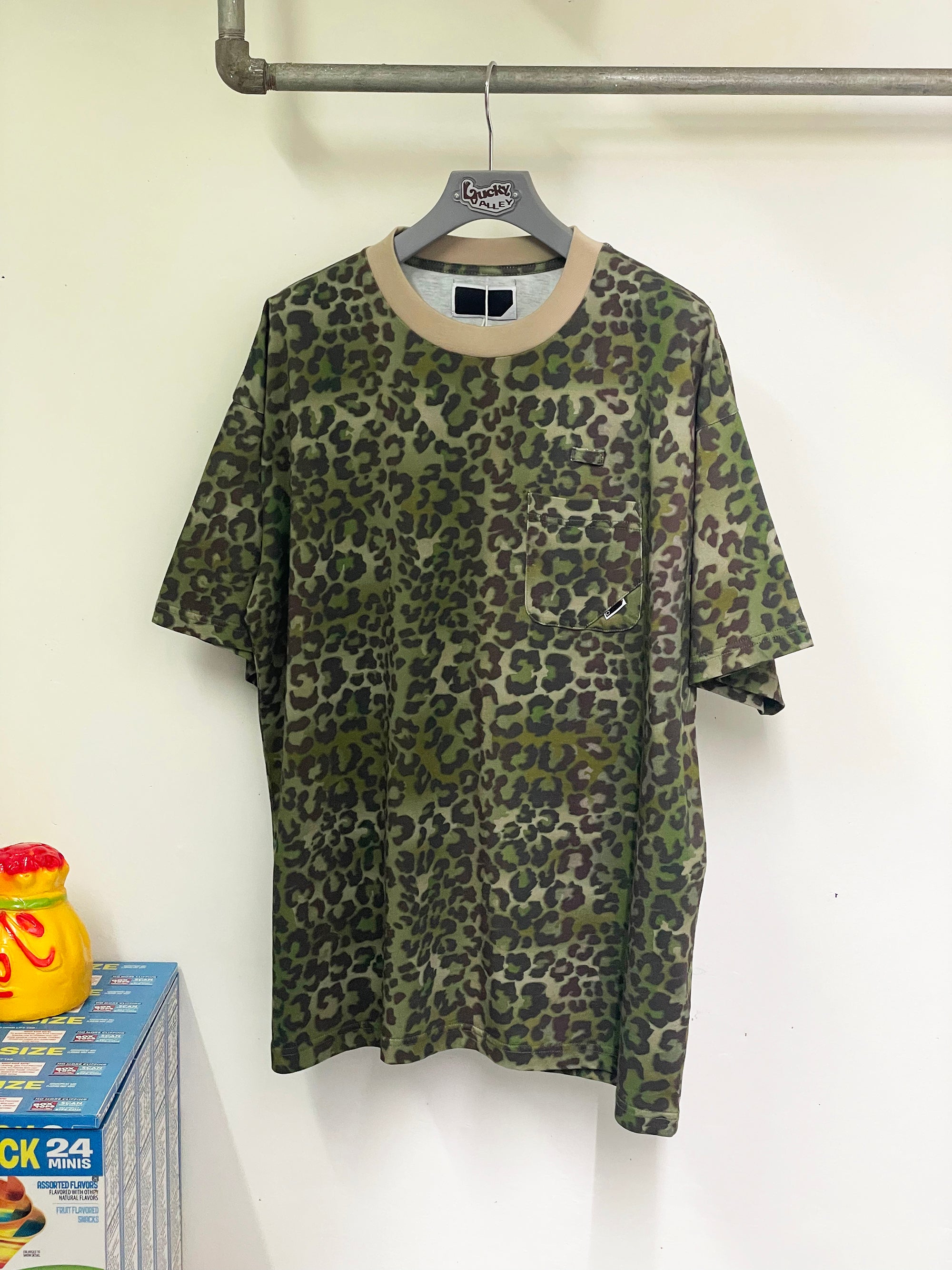 OPTICAL LOOP T-SHIRT LEOPARD