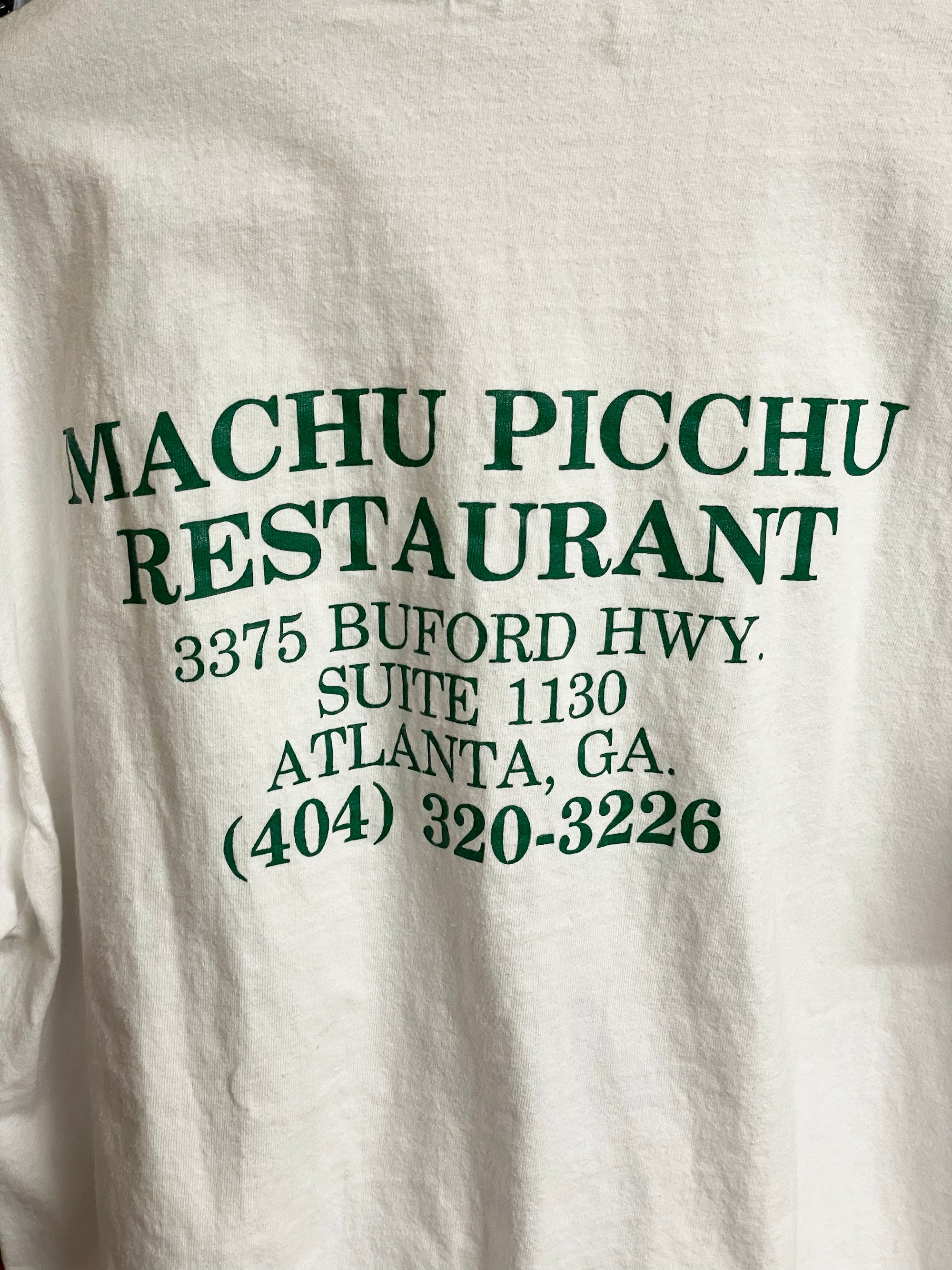 MACHU PICCHU RESTAURANT T-SHIRT (USED)