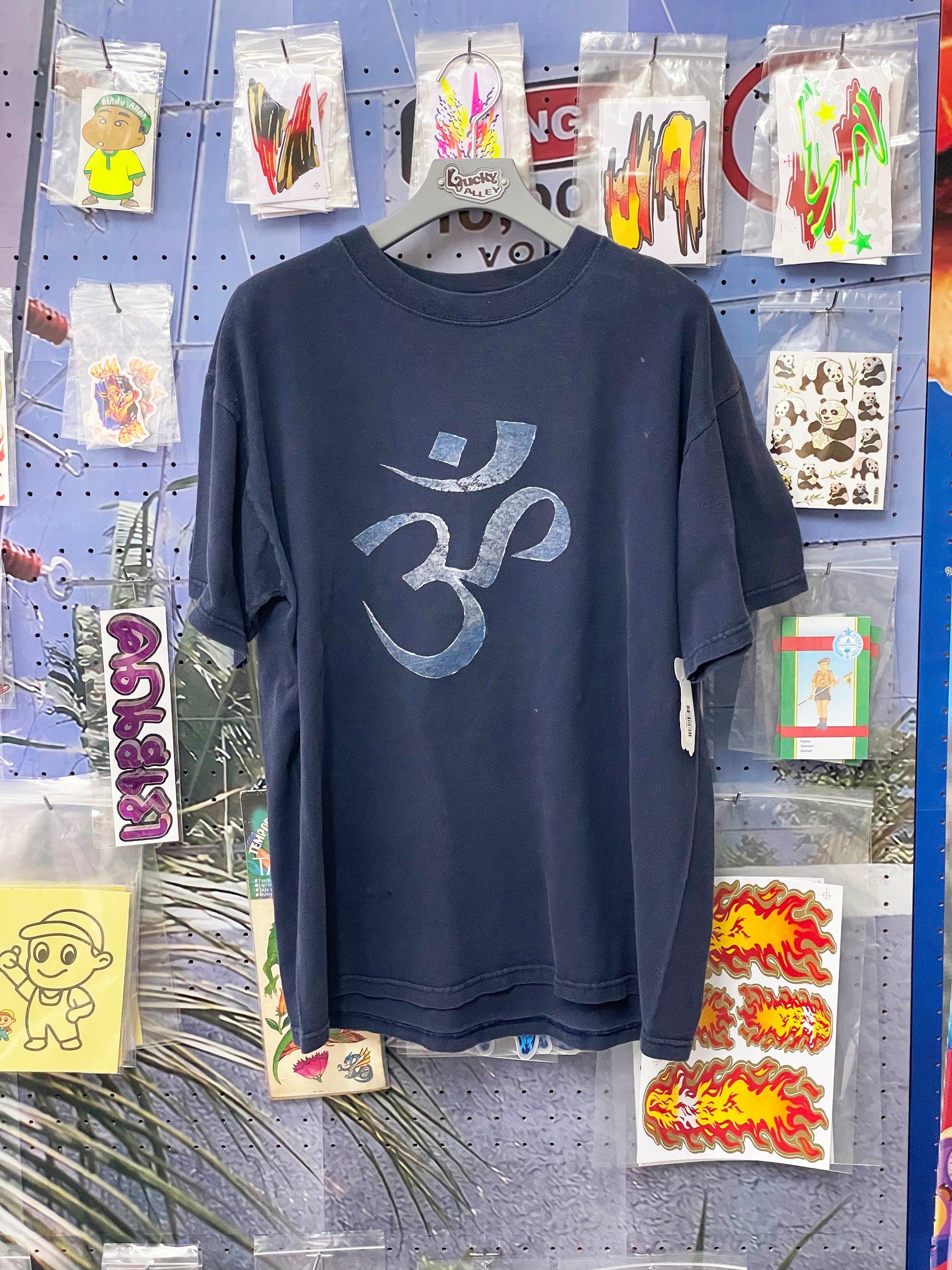 NAVY OM USED T-SHIRT (USED)