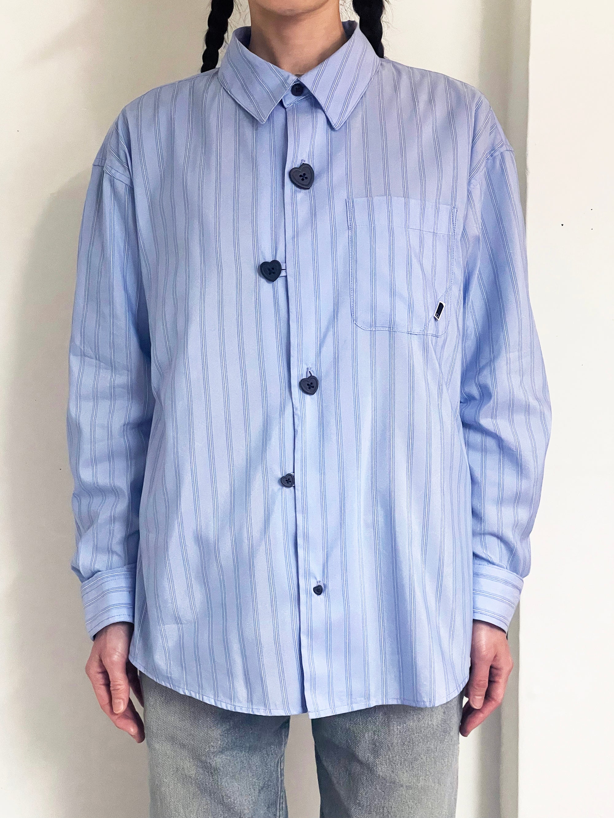 FLOATING HEART SHIRT BLUE