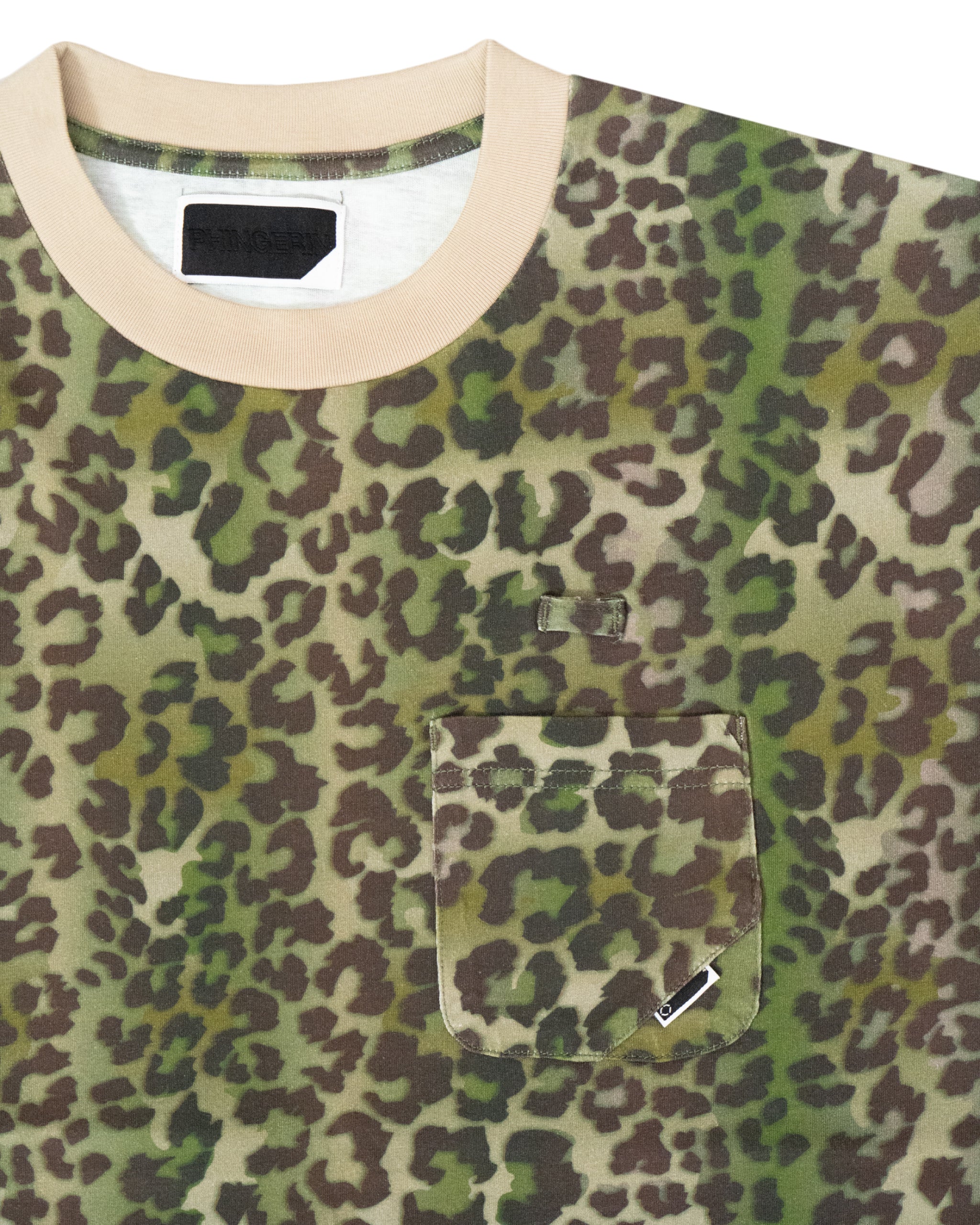 OPTICAL LOOP T-SHIRT LEOPARD